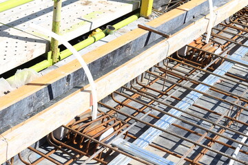 post-tension reinforcement construction building concrete slab pt post tension tensioning