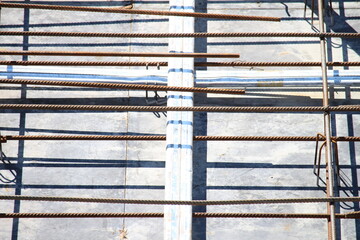 post-tension reinforcement construction building concrete slab pt post tension tensioning