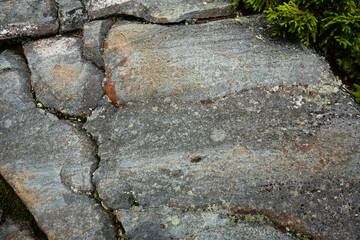 Glacial grooves and striations on Mt. Kearsarge in New Hampshire.