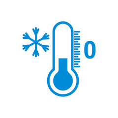 Low temperature icon vector pictogram illustration