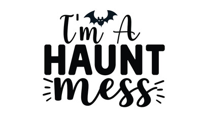 Halloween SVG T shirt Design Template
