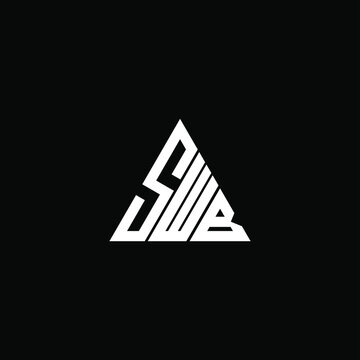 SWB letter logo creative design. SWB unique design
