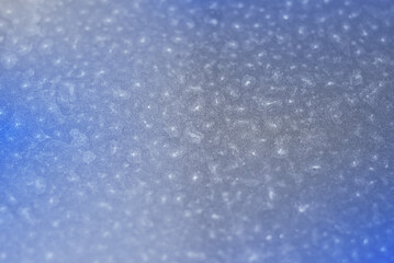 Futuristic abstract background. Cool blue tone life pattern of celebrative design. Winter blurred background.