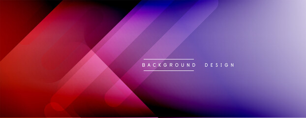 Dynamic lines abstract background. 3D shadow effects and fluid gradients. Modern overlapping forms