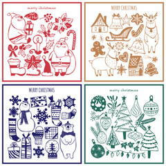 クリスマスイラスト素材セット