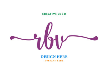 RBV lettering logo is simple, easy to understand and authoritative