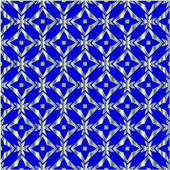 metal pattern on a blue background.  pattern for fabric, wallpaper, packaging. 

Decorative print.