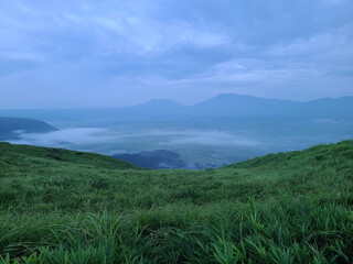Fototapeta premium landscape with clouds
