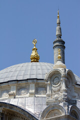 Fototapeta na wymiar The Ortakoy Mosque in Istanbul