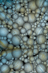 background image with 3d color spheres, illustration design