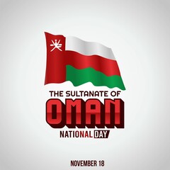Oman National Day vector illustration. Suitable for greeting card  poster and banner.
