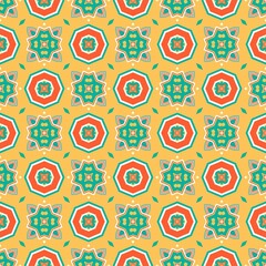 Modern seamless ornament. Abstract pattern shape design ready for print