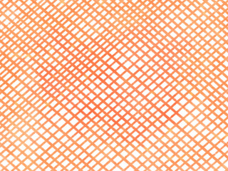 オレンジ色の温かい網模様のアナログ背景イラスト