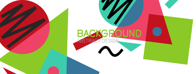 Obraz premium Abstract background with blocks, lines, geometric shapes. Techno or business concept for wallpaper, banner, background, landing page