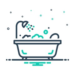 Mix icon for baths