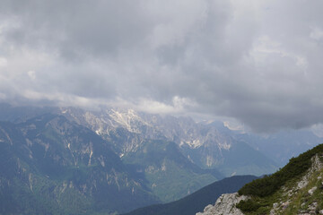 Fototapeta premium Wanderung auf den Mittagskogel bei Faak am See