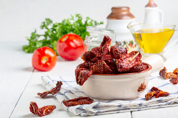 Fresh dried tomatoes.