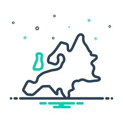 Obraz premium Mix icon for europe