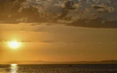 See time, vacation in Trpanj Croatia, sunset