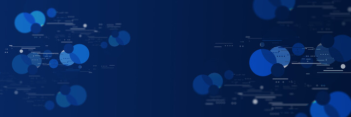 digitally generated image of blue light and stripes moving fast over blue background