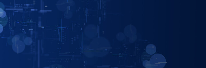 digitally generated image of blue light and stripes moving fast over blue background