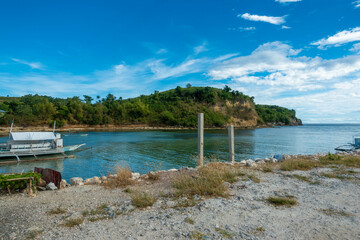 Fototapeta na wymiar フィリピン、セブ島の北のマラパスクア島へ旅行している風景 Scenes from a trip to Malapascua Island, north of Cebu, Philippines. 