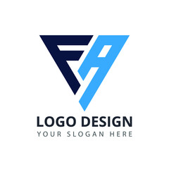 F A Letter Professional Logo