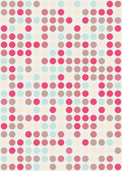 Abstract Geometric Pattern generative computational art illustration