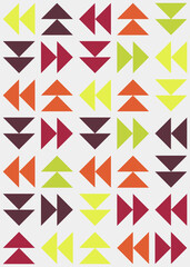 Abstract Geometric Pattern generative computational art illustration