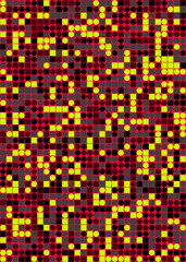 Abstract Geometric Pattern generative computational art illustration