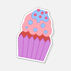 Cupcakes sticker