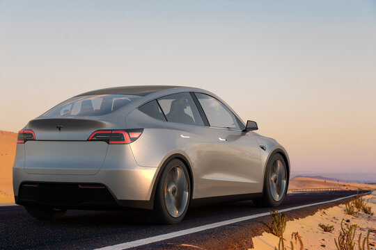 Tesla Model Y, Electric SUV with the possibility of autonomous driving
