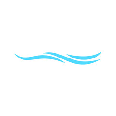 Wave icon vector. Surfing illustration sign. Ocean symbol. Sea mark.