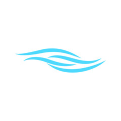 Wave icon vector. Surfing illustration sign. Ocean symbol. Sea mark.