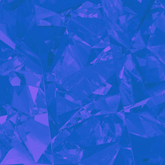 Blue Diamond Faced 3D rendered background - Diamond Background,- Crystal Background