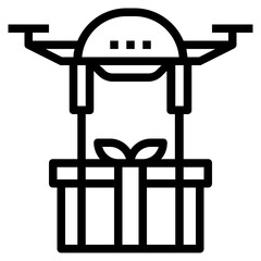drone outline icon