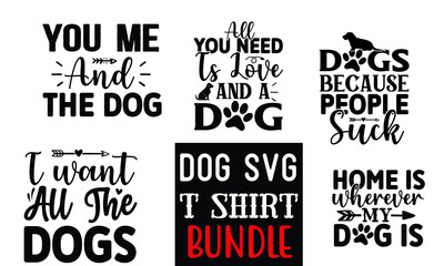 New SVG DOG Design Bundle