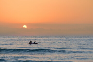 Fototapeta premium sunset on the sea