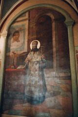 Orthodox Christian icon utensils in the church