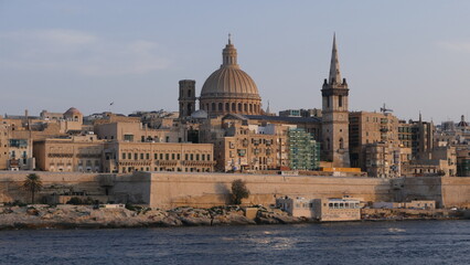 Fototapeta na wymiar valetta the main city in malta