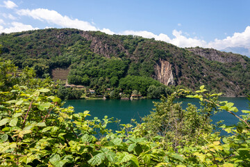 A view of the Piona lake, in the Como lake, near Colico. 
