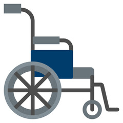 wheelchair flat icon