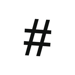 black sharp mark vector image