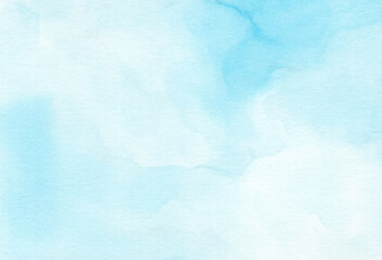 Blue abstract watercolor texture background.