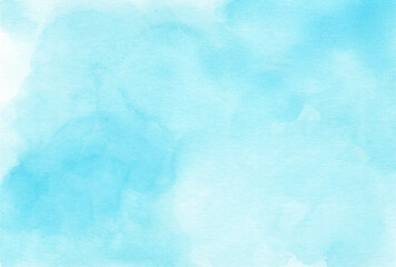 Blue abstract watercolor texture background.