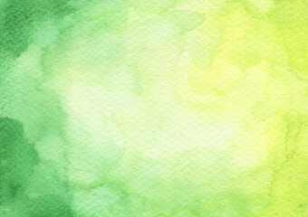 Green abstract watercolor texture background.