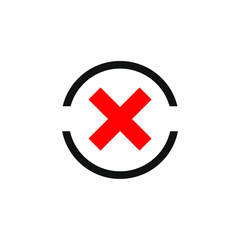 Obraz premium the cross in the middle of the truncated circle