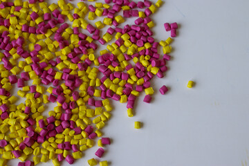 
masterbatch paint added to plastic raw material