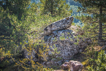 Felsenformation in den Pyrenäen
