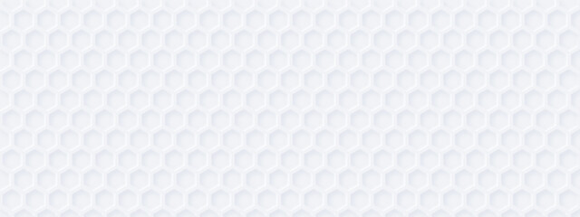 White silver soft hexagonal universal background for business presentation. Abstract light elegant pattern. Minimalist empty striped blank BG. Halftone monochrome hexagon cover. Modern digital minimal